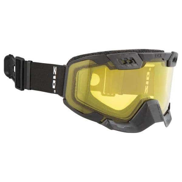 CKX 210° Trail Goggles Matte Black With Yellow