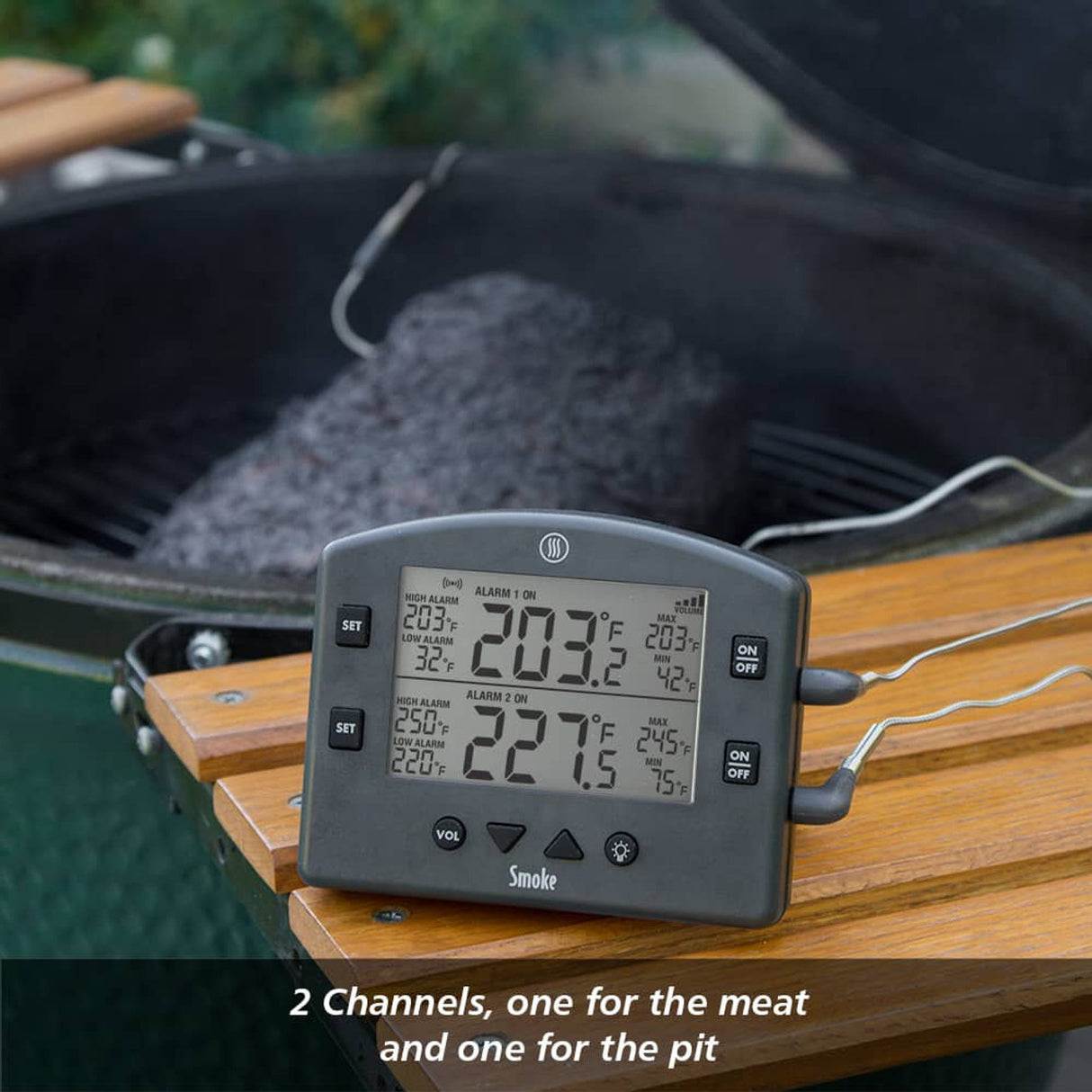 ThermoWorks Smoke Remote BBQ Alarm Thermometer
