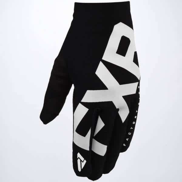FXR Slip-On Lite MX Glove - Black/White