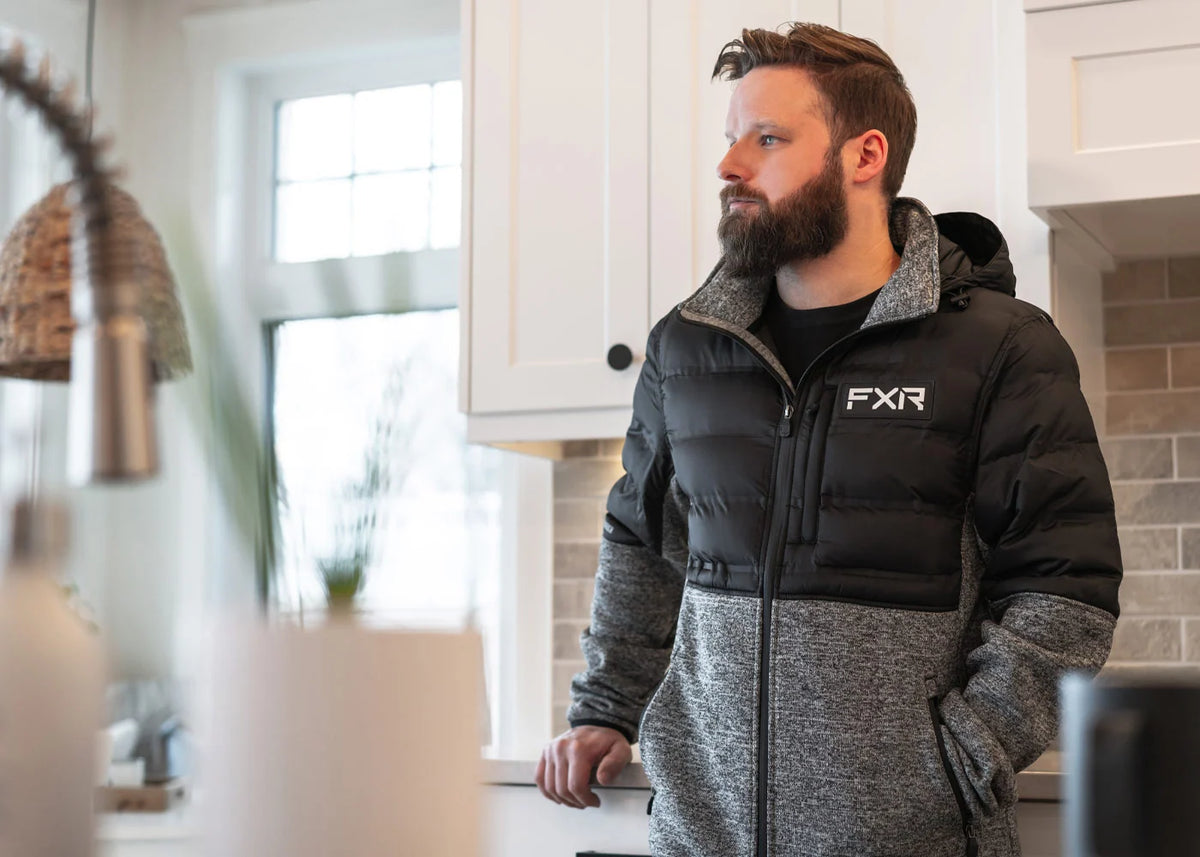 FXR Men's Excursion Lite Hybrid Quilted Hoodie