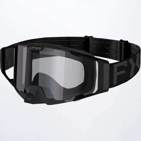 FXR Combat Cold Stop Clear Goggle Black Ops