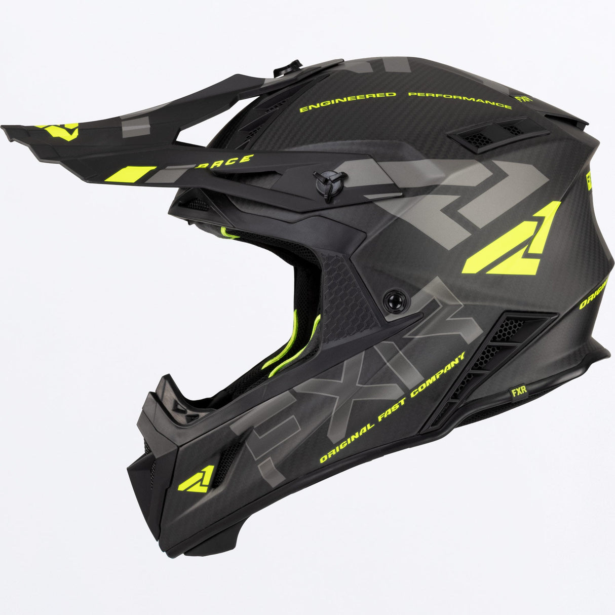 FXR Helium Carbon Helmet w/ D-Ring