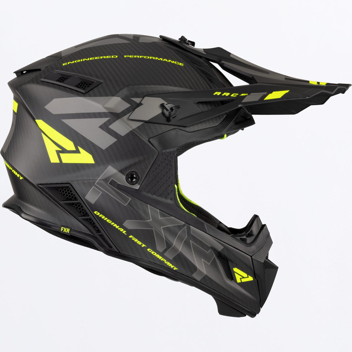 FXR Helium Carbon Helmet w/ D-Ring