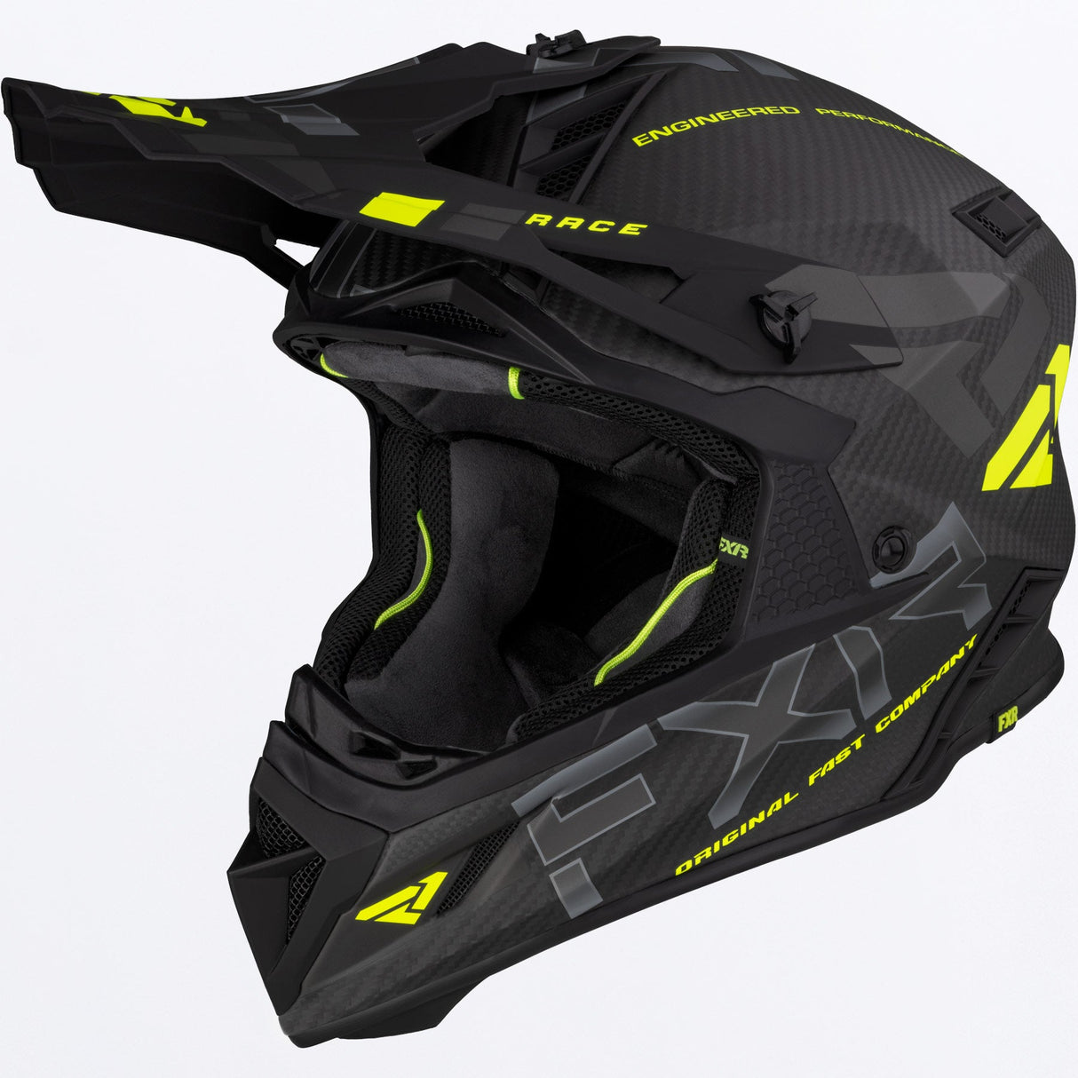 FXR Helium Carbon Helmet w/ Quick Release Buckle
