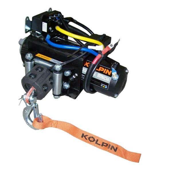 Kolpin - Polaris Sportsman Kolpin Quick-Mount Winch 3500 lb Synthetic Rope