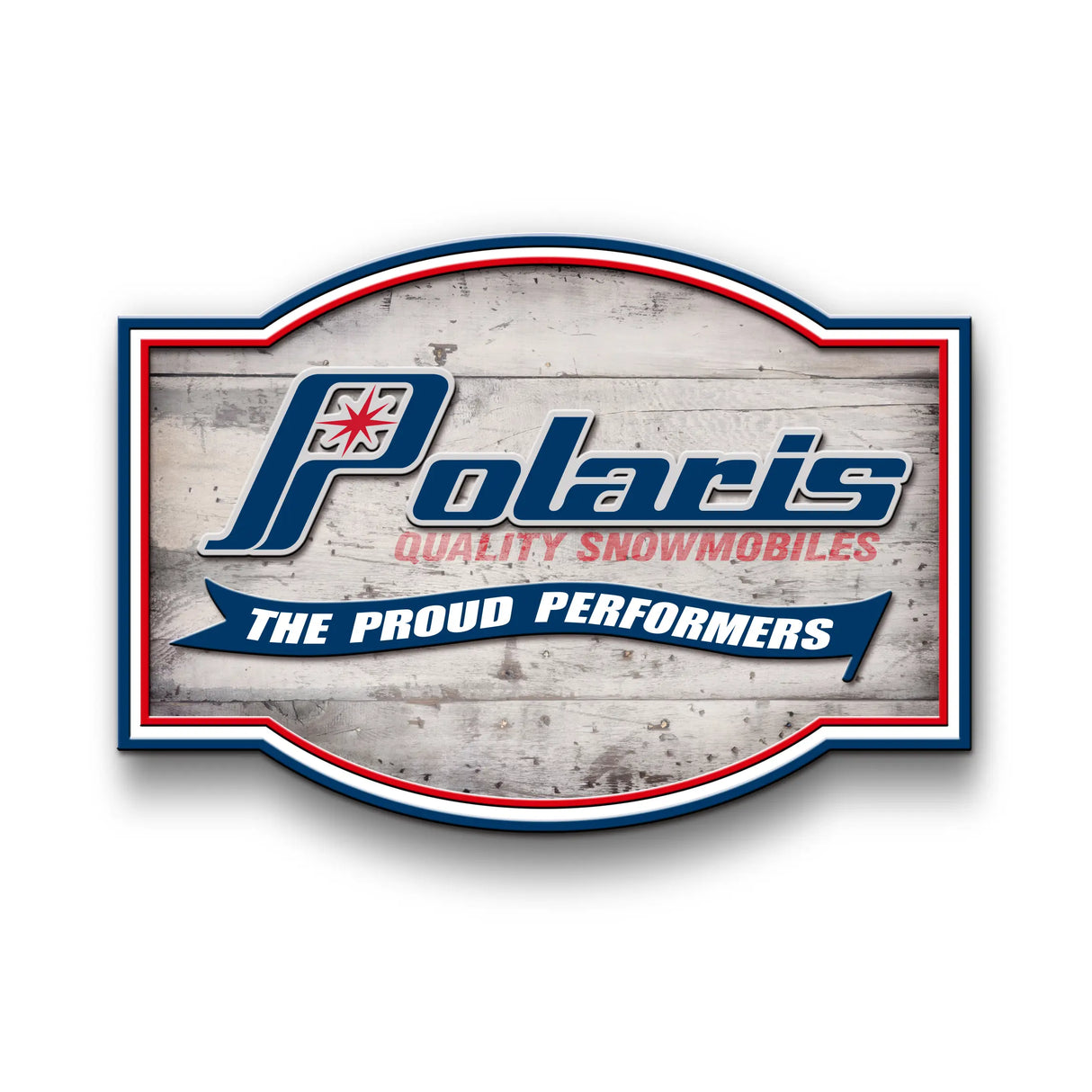Polaris Vintage Wood Sign