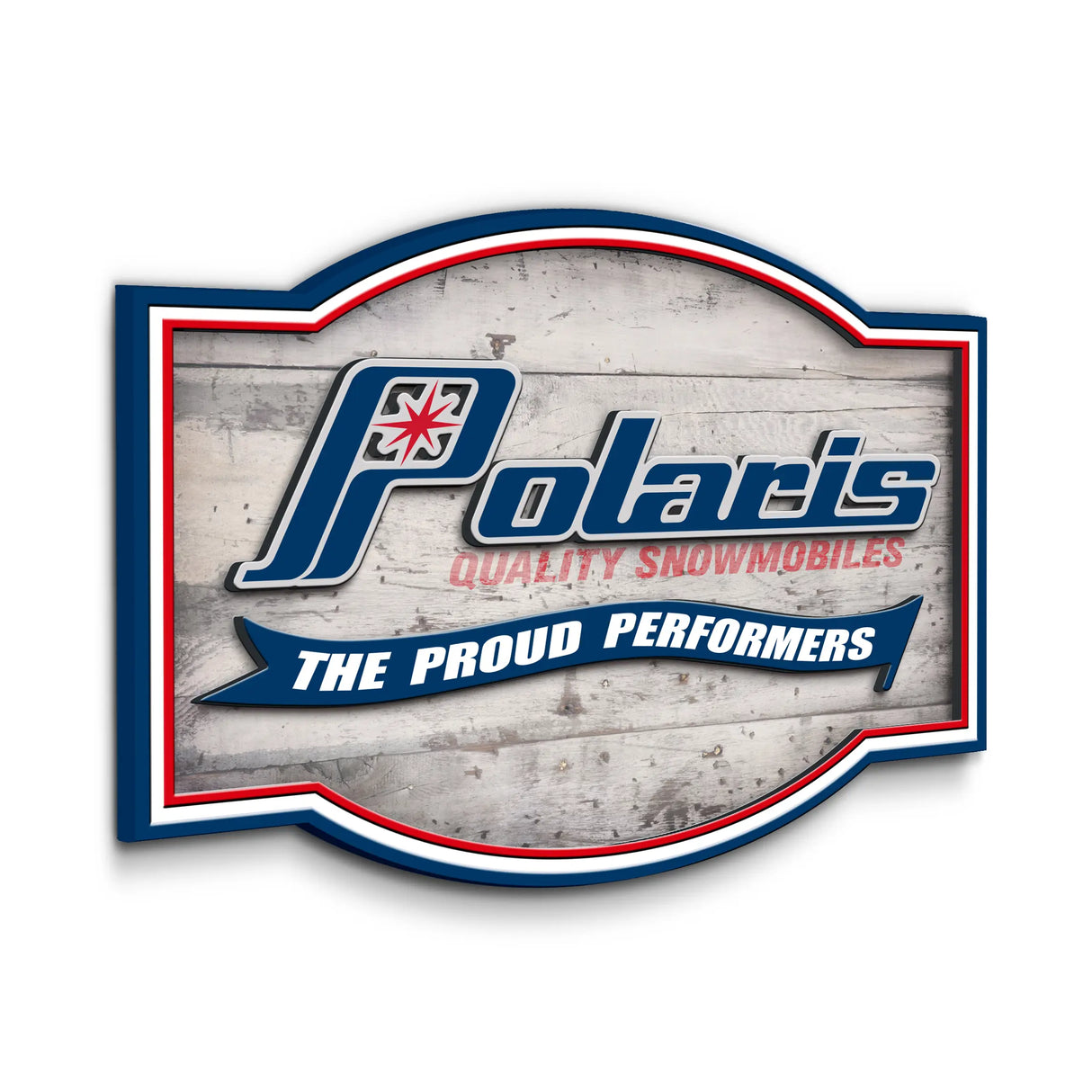Polaris Vintage Wood Sign