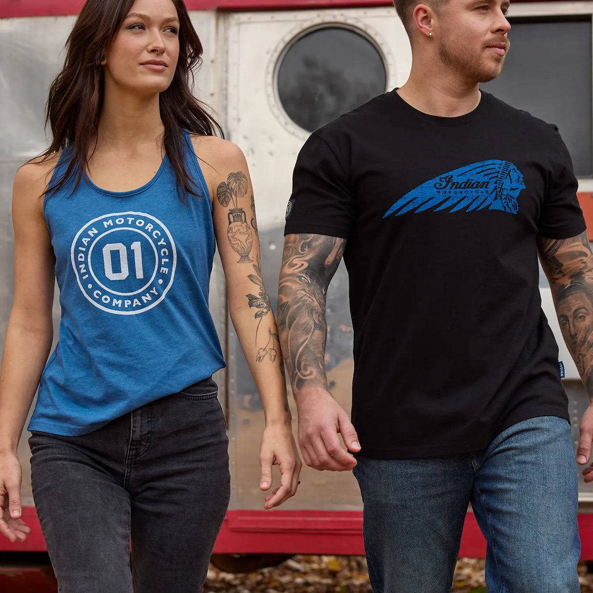 Indian Motorcycle Women's 01 Icon Print Tank