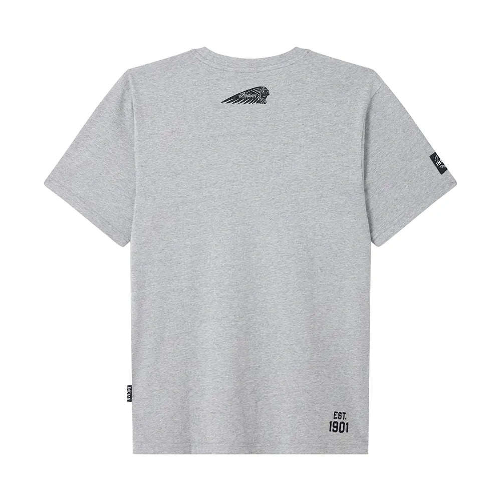 Indian Motorcycle Men's Block Circle Icon T-Shirt