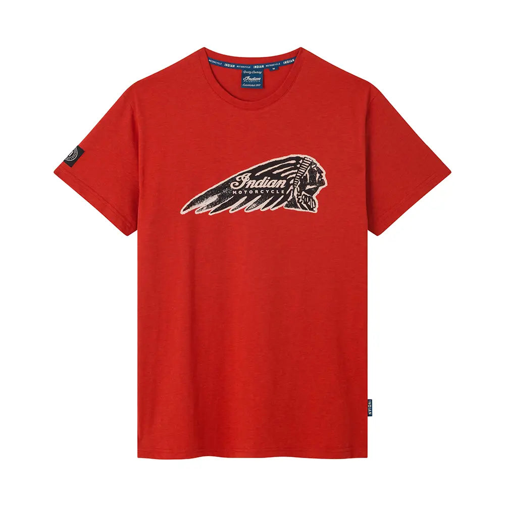Indian Motorcycle Men's Outline Headdress T-Shirt