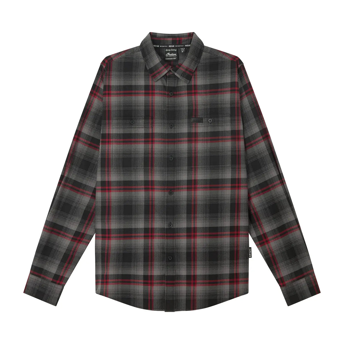 Indian Motorcycle Men's Tacoma Plaid Shirt