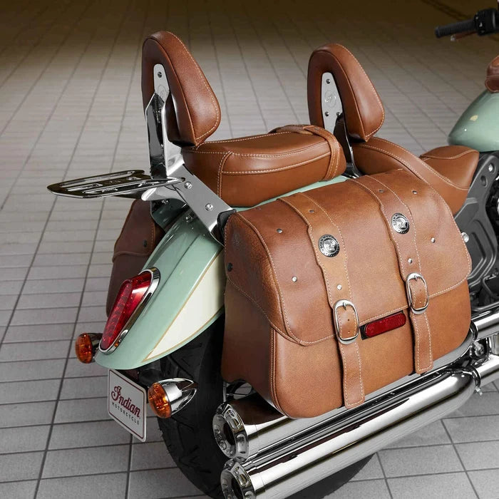 Indian Motorcycle Steel 12 in. Quick Release Passenger Backrest - Chrome