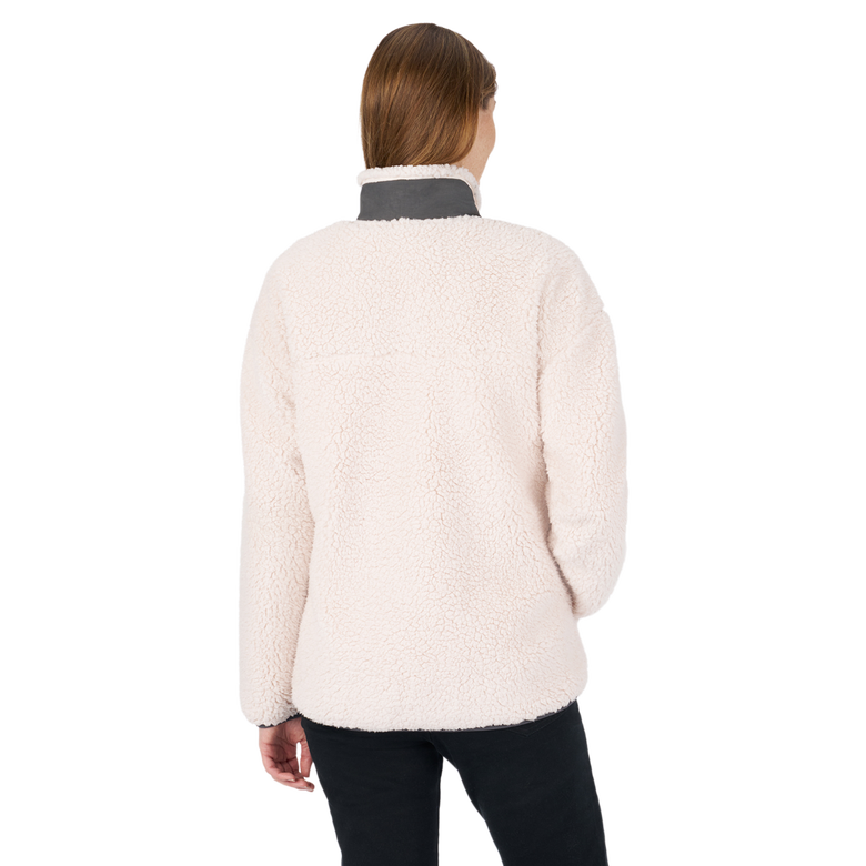 Ski-Doo Women's 1/4 zip Sherpa Fleece