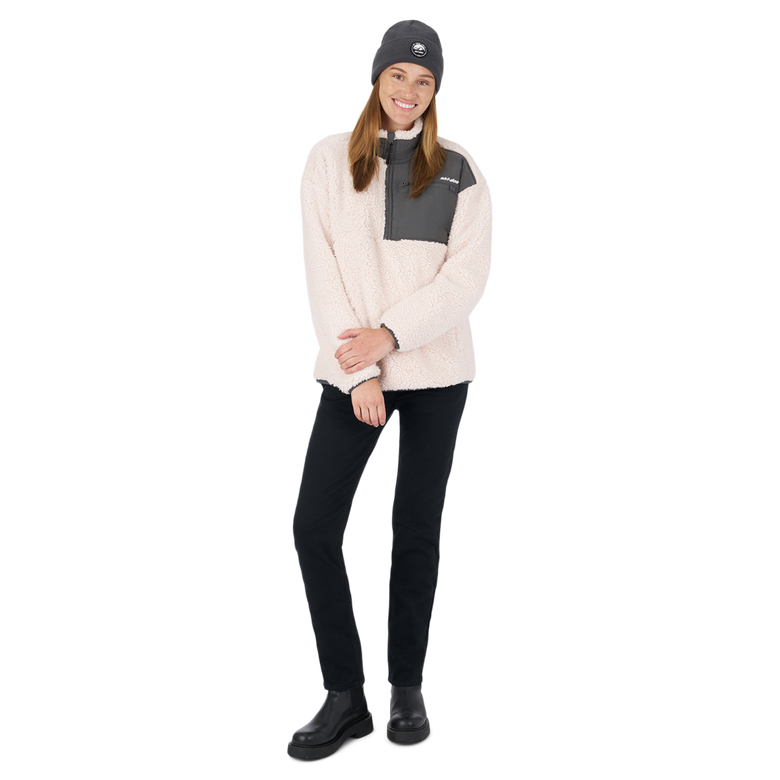 Ski-Doo Women's 1/4 zip Sherpa Fleece