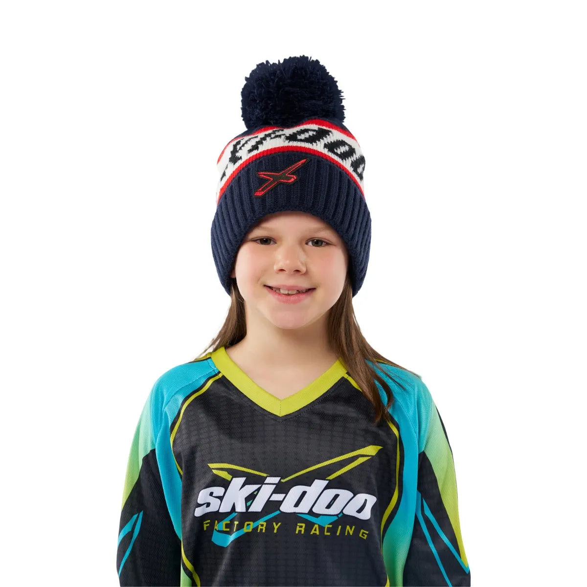 Ski-Doo Youth X-Team Pom-Pom Beanie