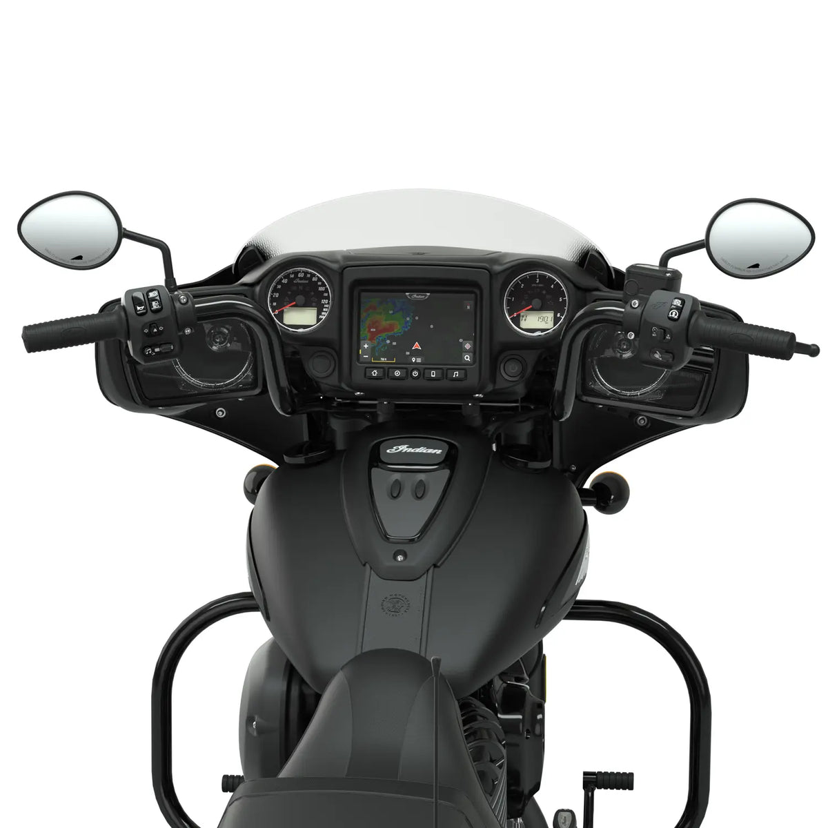 Indian Motorcycle Mid Rise Handlebar for 2018 & Newer Roadmaster & Chieftain - Black