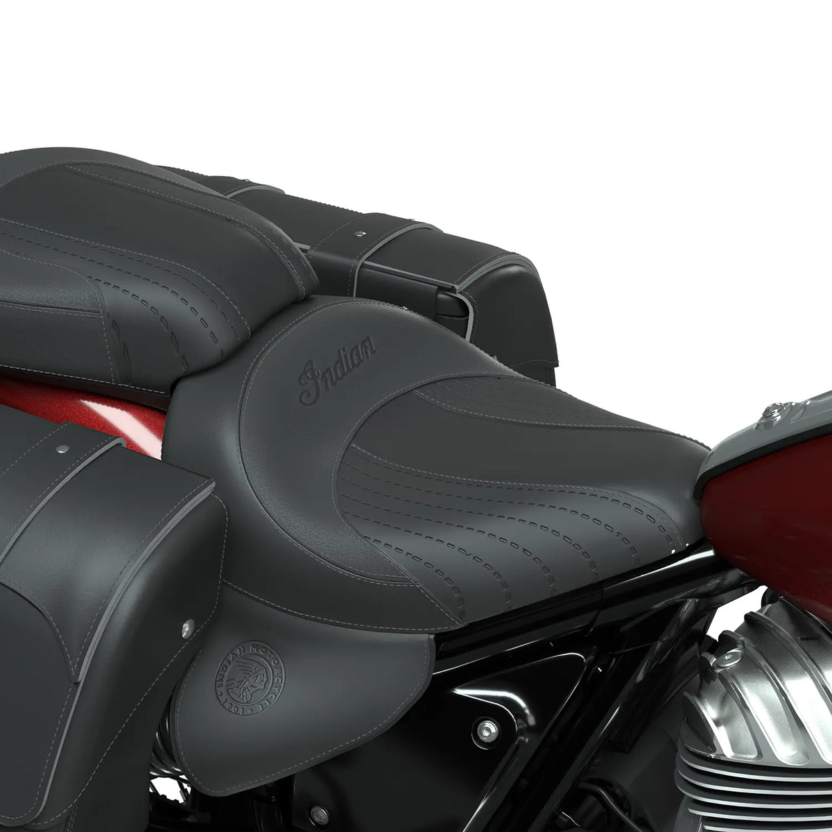 Indian Motorcycle Reduced Reach Solo Seat with Panels for Chief