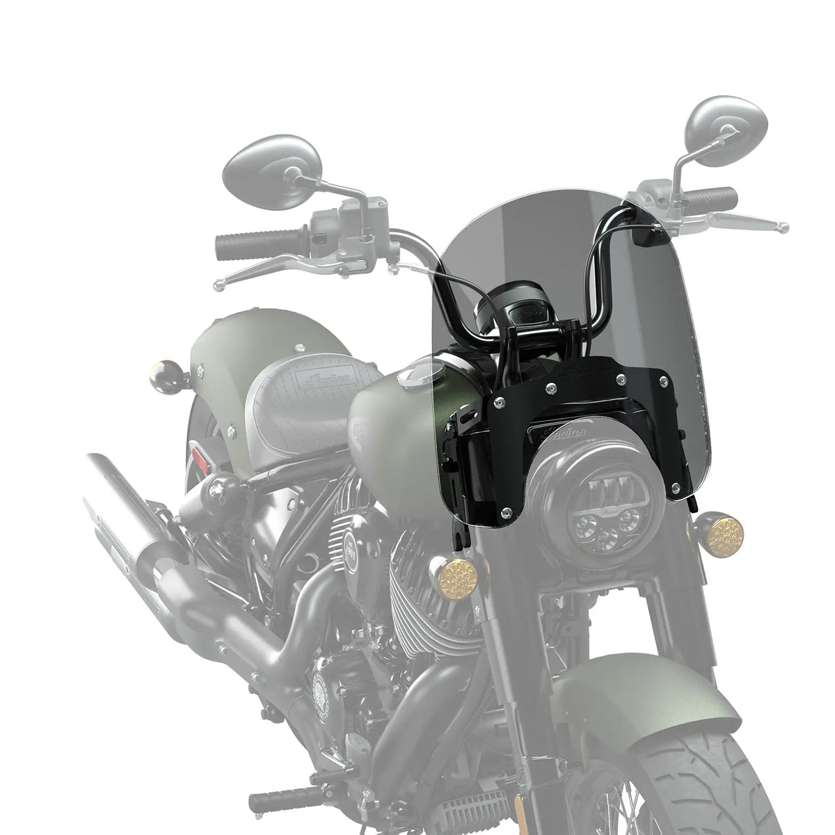 Indian Motorcycle 17.8 in. Quick Release Low Windshield for Chief