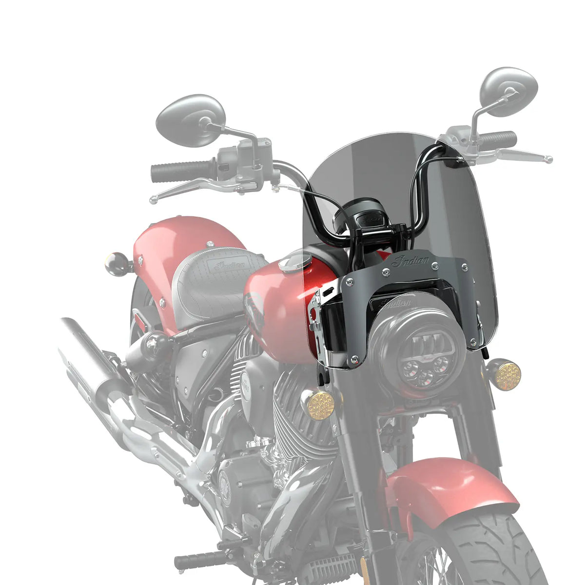 Indian Motorcycle 17.8 in. Quick Release Low Windshield for Chief