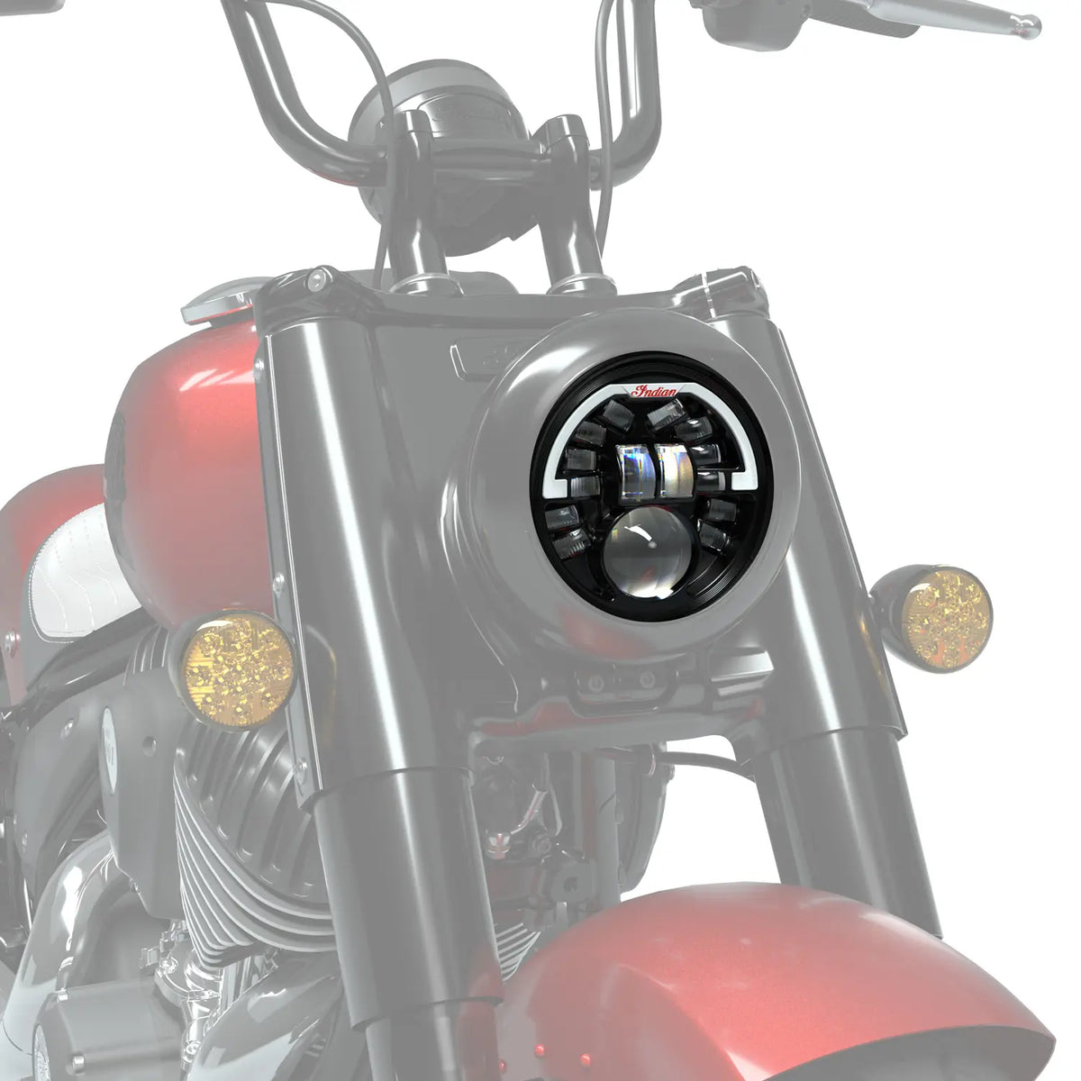 Indian Motorcycle Pathfinder Adaptive Headlight - Black
