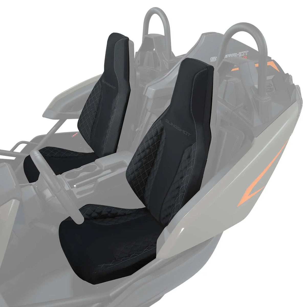 Polaris Slingshot Comfort Seat, Black, Pair