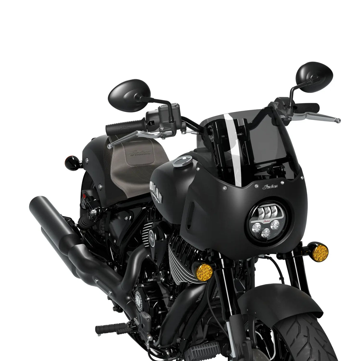 Indian Motorcycle Chief Mid Flared Tinted Wind Deflector