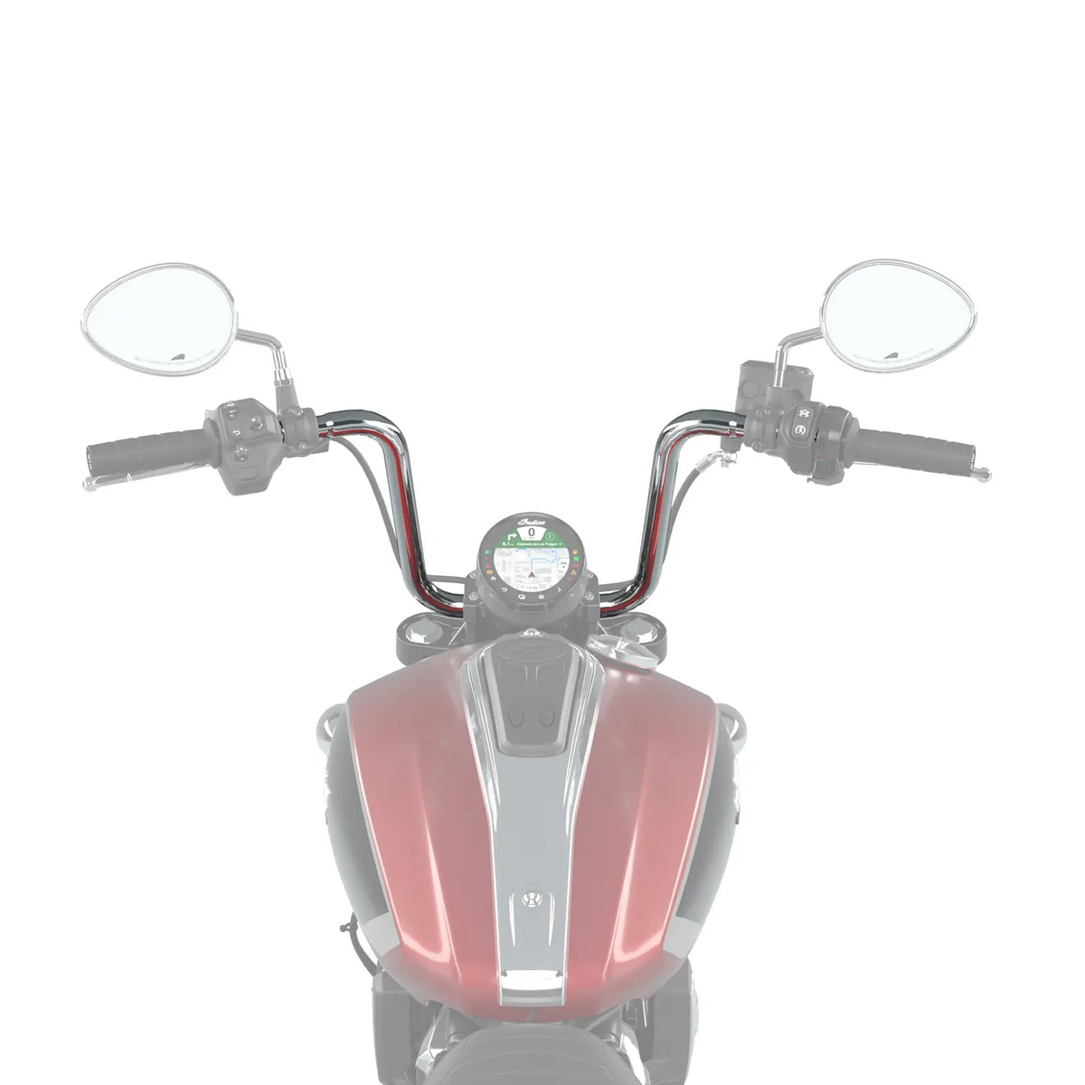 Indian Motorcycle 10 in Mini Ape Hanger Handlebars for Scout