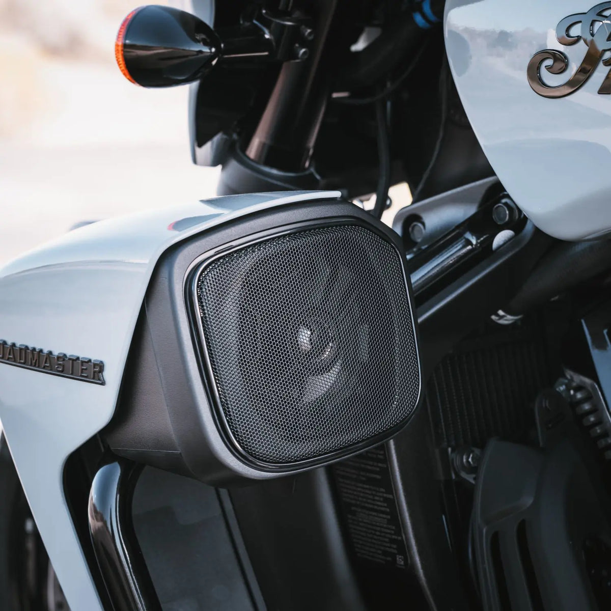 Indian Motorcycle PowerBand Audio Speakers with Bass Boost and UnderGlow, 5-1/4 in.
