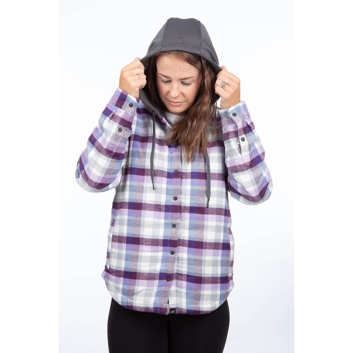 Klim Women's Big Sky Fleece Lined Flannel Hoodie