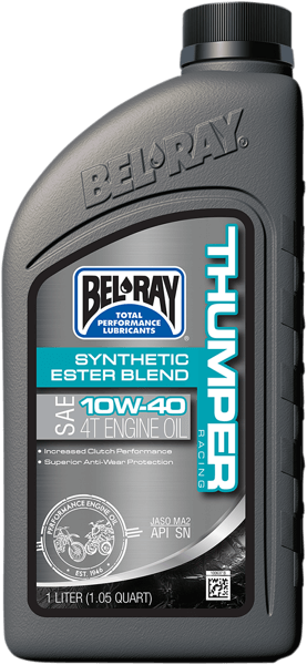 Bel Ray Thumper Racing Synthetic ESTER 10W-40 Blend 4T Engine Oil