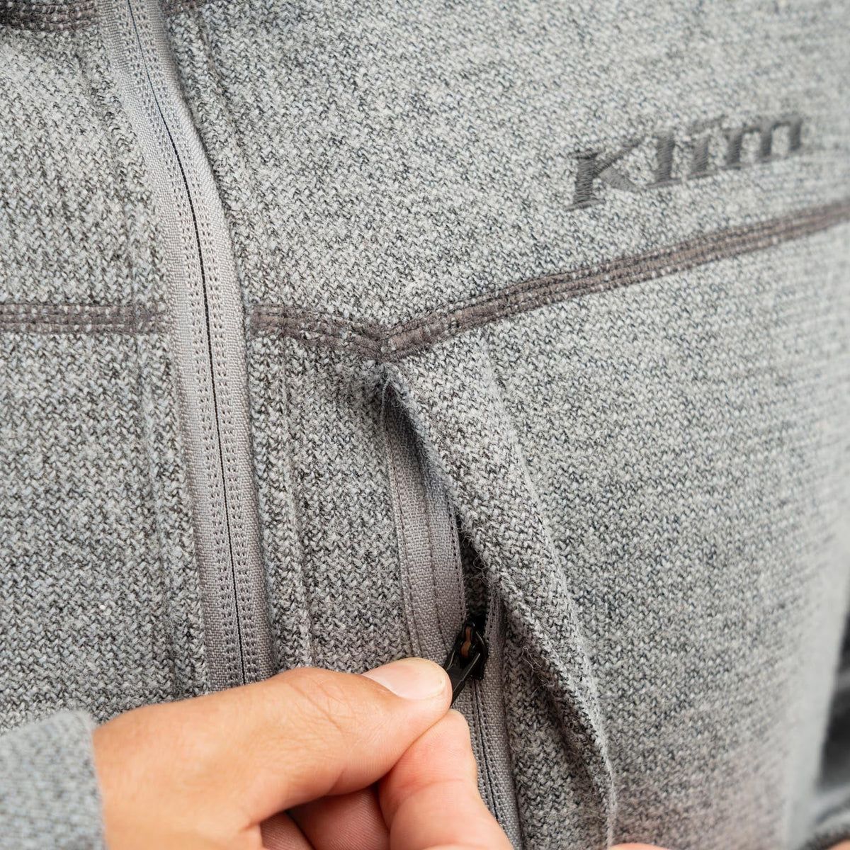 Klim Men's Bighorn Canyon Wool Blend Hooded Jacket