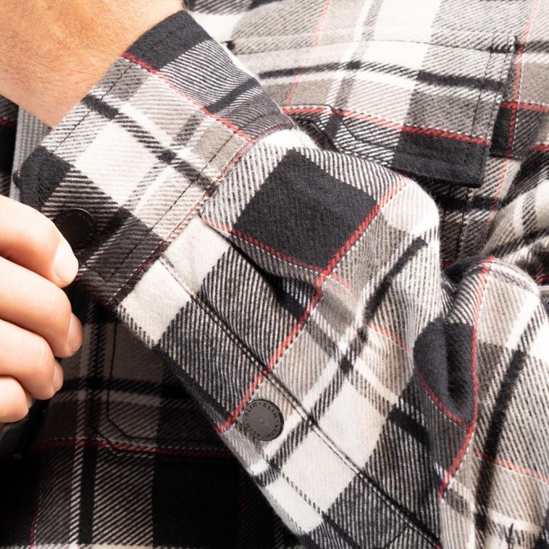 Klim Men's Targhee Fleece Lined Flannel Hoodie