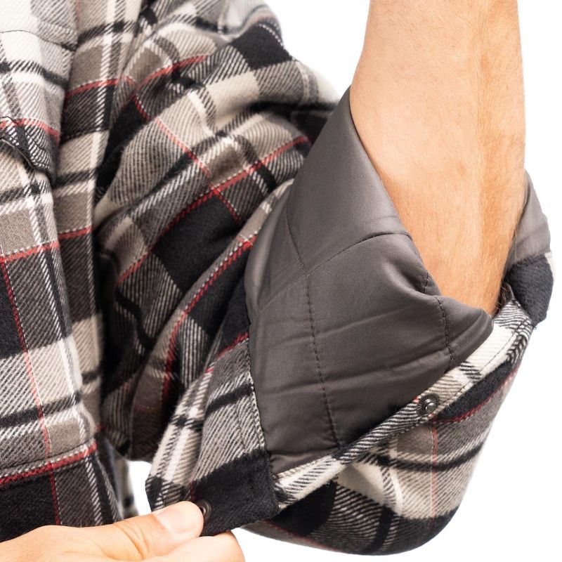 Klim Men's Targhee Fleece Lined Flannel Hoodie