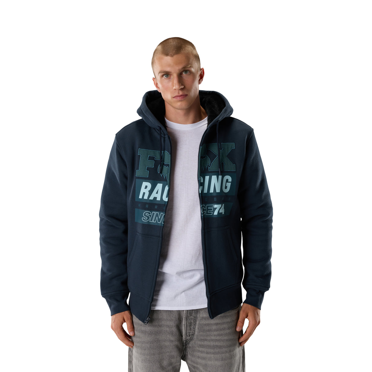 Fox Racing Since 74 Sasquatch Fleece Zip-Up Hoodie