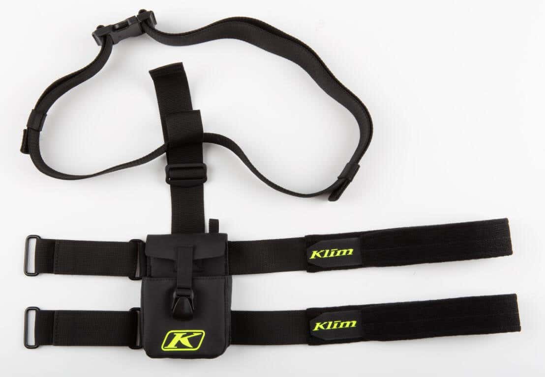 Klim Quick Draw Beacon Holster Black - Hi-Vis