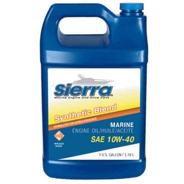 Sierra Marine Synthetic Blend Oil 10W-40 FCW, Gallon