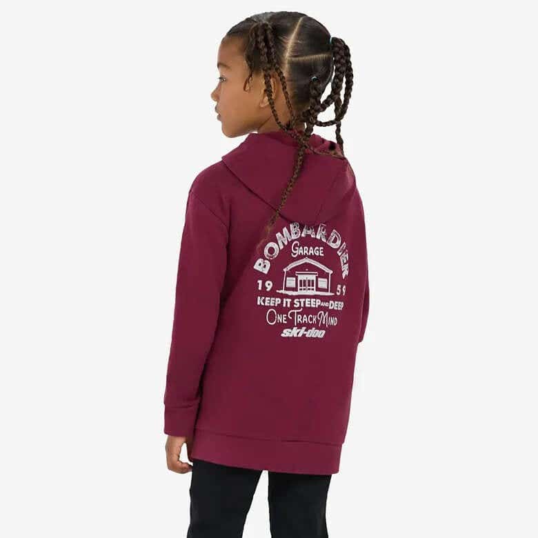 Ski-Doo Zip-Up Hoodie Kids