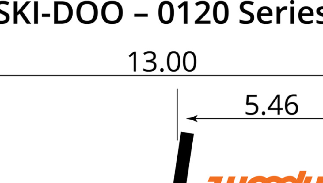 Woody's RUS-0120Wear Bars for Mini Sleds - Standard - Ski Doo