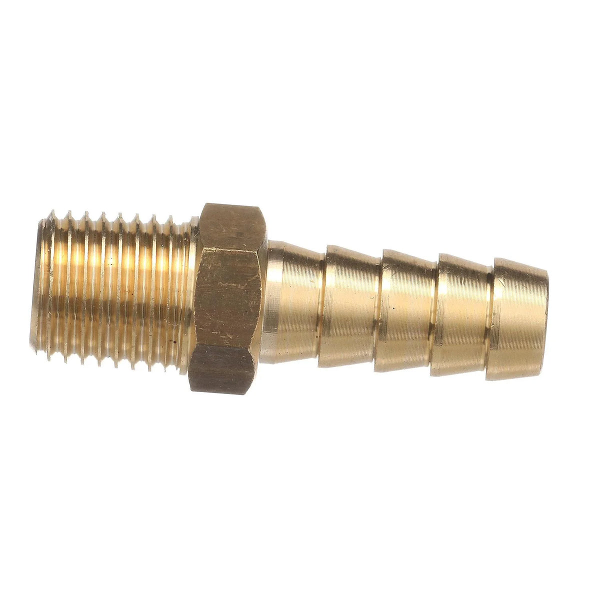 SeaChoice Brass Male Hose Barb – 3/8" Hose x 1/4" NPT