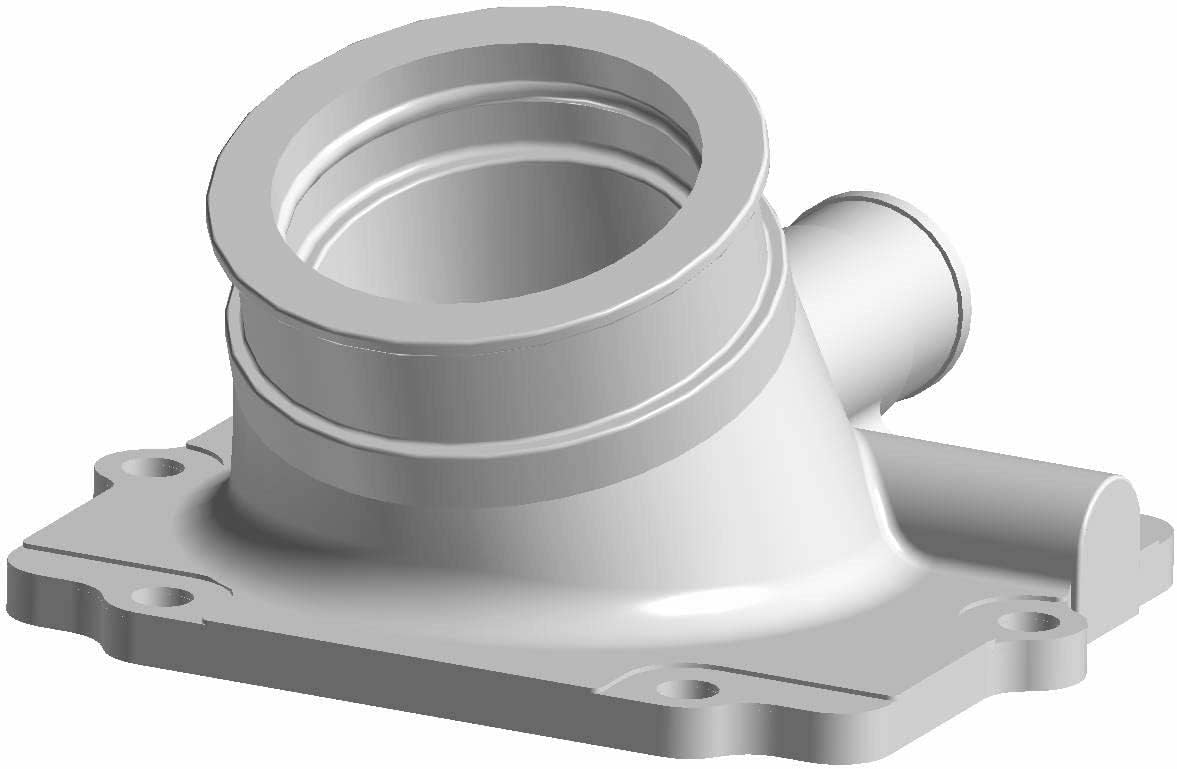 Polaris Carburetor Adapter, 40 mm, Genuine OEM Part 1253327
