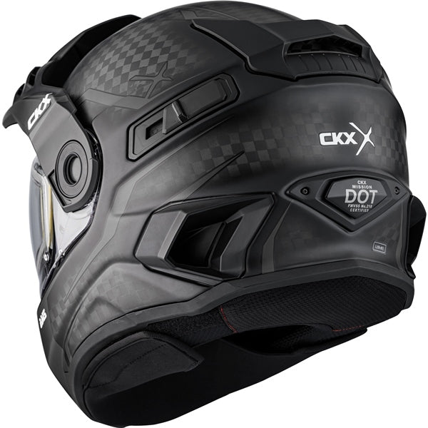 CKX Mission Carbon Dual Lens Helmet - Fury