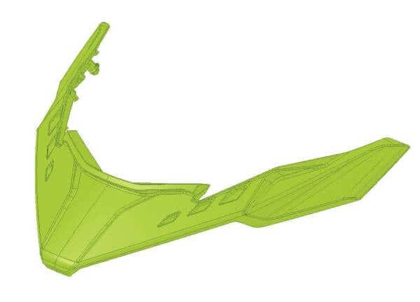 Ski-Doo Windshield Support -Manta Green (517306380)