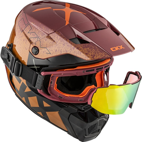 CKX Titan AMS Vaneer Helmet with Dual Lens Goggle