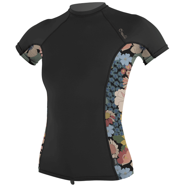 O'Neill Women's Side Print S/S Rash Guard