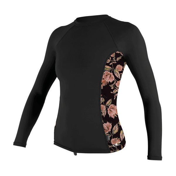 O'Neill Women's Side Print L/S Rash Guard