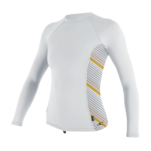 O'Neill Women's Side Print L/S Rash Guard
