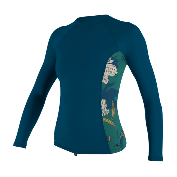 O'Neill Women's Side Print L/S Rash Guard