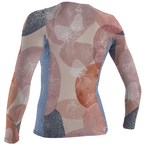 O'Neill Women's Side Print L/S Rash Guard