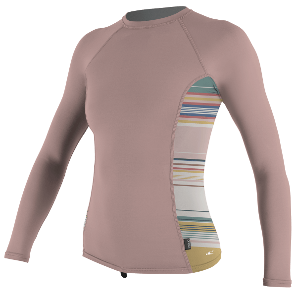 O'Neill Women's Side Print L/S Rash Guard
