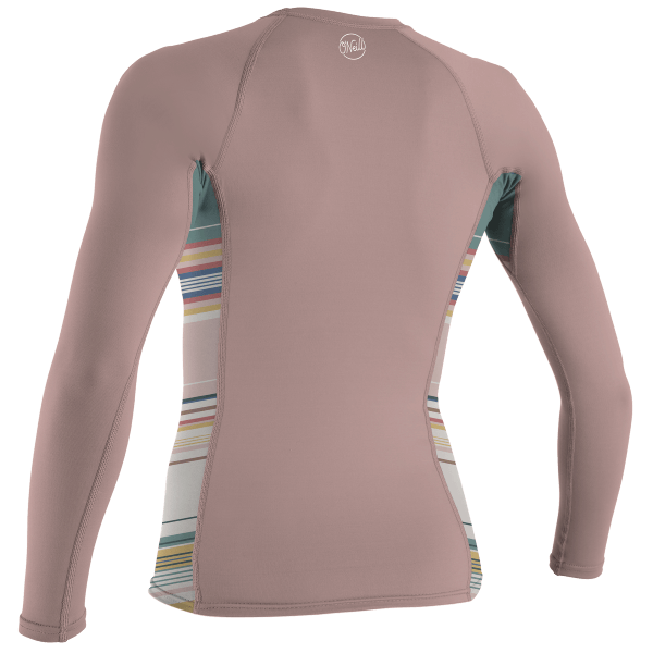 O'Neill Women's Side Print L/S Rash Guard